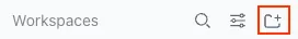 Add Workspace icon
