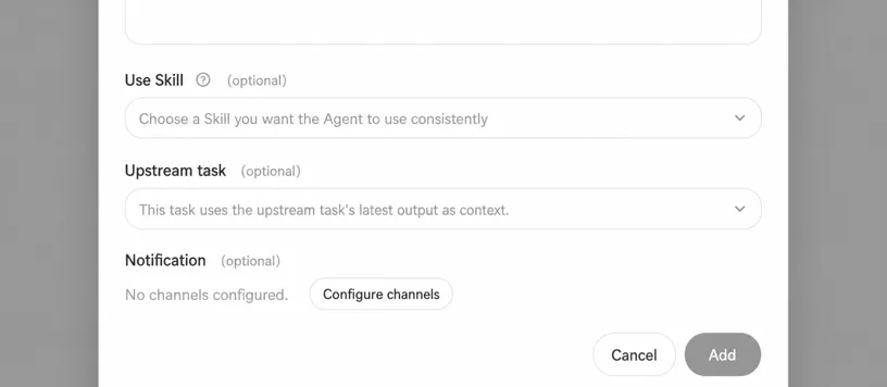 Scheduled Tasks Can Now Link to Upstream Scheduled Tasks